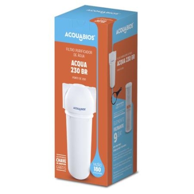 FILTRO ACQUA 9,3/4'' CARBON (GRANDE) P/ BEBEDOURO C/CARVAO ACQUA230BR 1000-0031