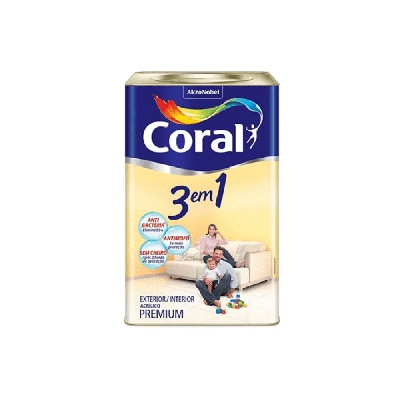 TINTA CORAL 3 EM 1 18 L BRANCO 5202071