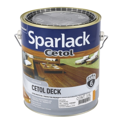 VERNIZ CETOL DECK SB NATURAL 3,6 L SPARLACK 5203095