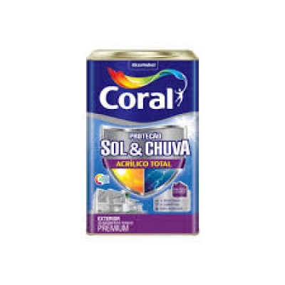 TINTA CORAL SOL E CHUVA ACRILICO TOTAL BR 18LTS 5281033