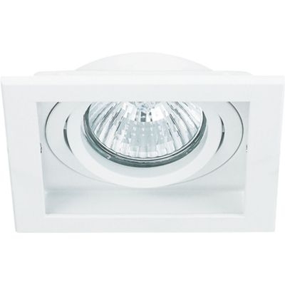 LUMINARIA BELLA SPOT EMB. QUAD. CONECTA 1XAR111 BR NS7111B